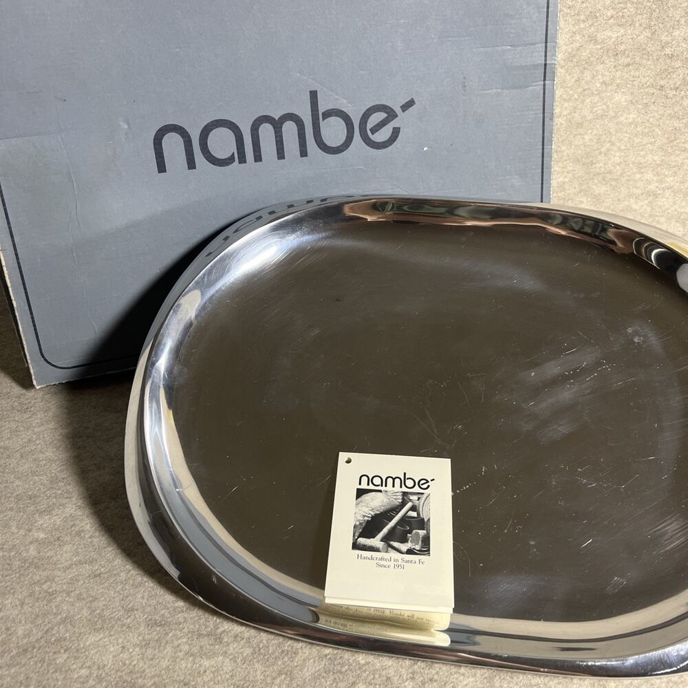 Nambé 18x14 Serving Platter • Santa Fe New Mexico • With Box • Great Shape